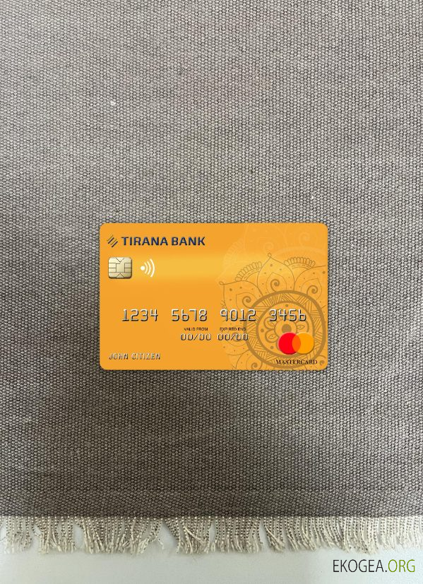 Albanie Tirana banque mastercard photolook ,